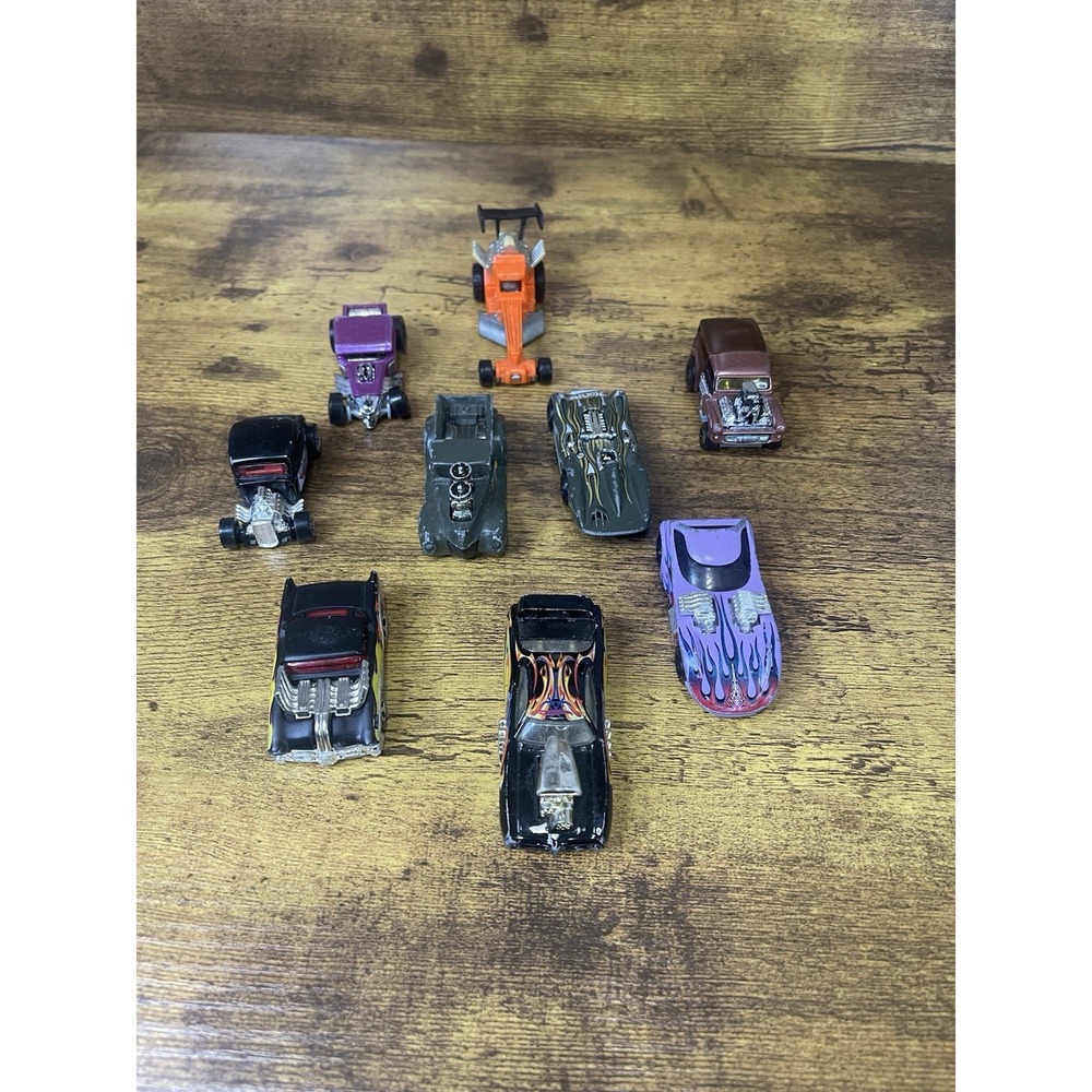 Lot of 9 Toys Cars Hot Wheels